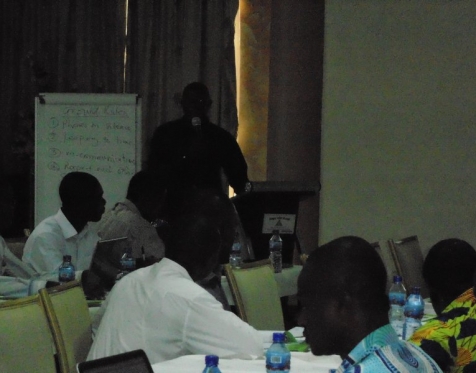 Training workshop for grantees